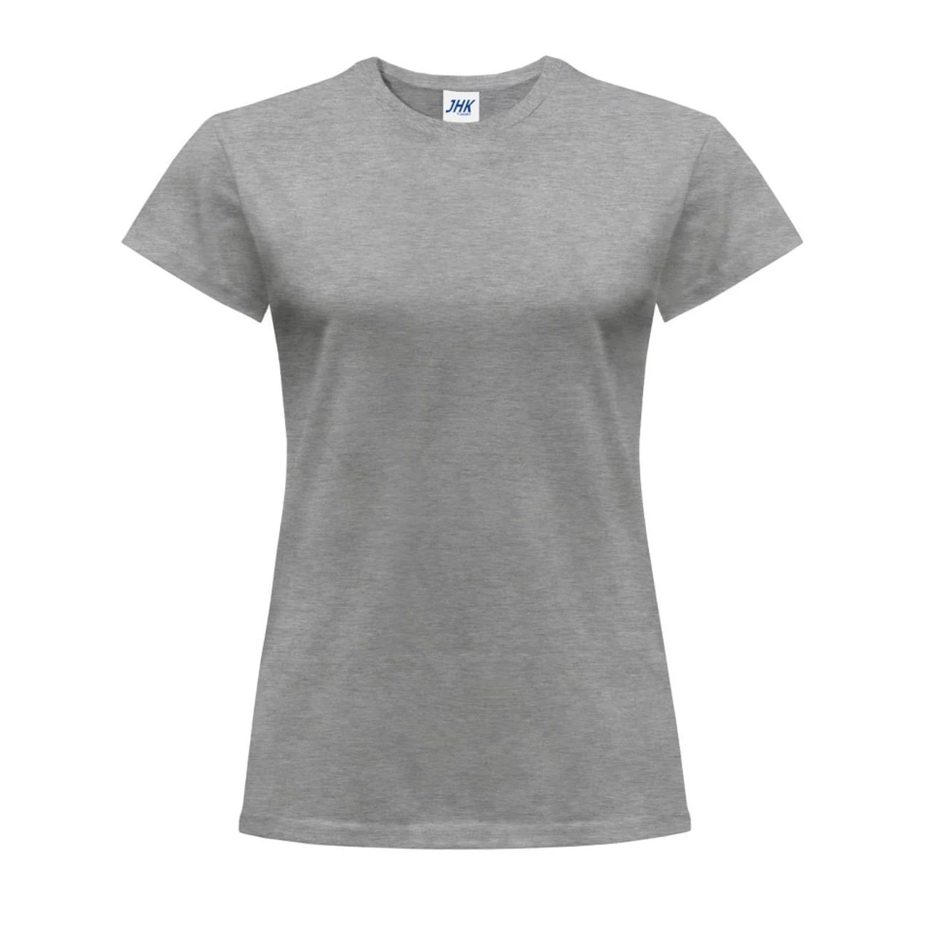 t-shirt-damski-koszulka-jhk-taliowana-tsrlcmf-gm-szary-melanz-1 T-shirt damski JHK TSRL 150 szary melanż - obrazek 1
