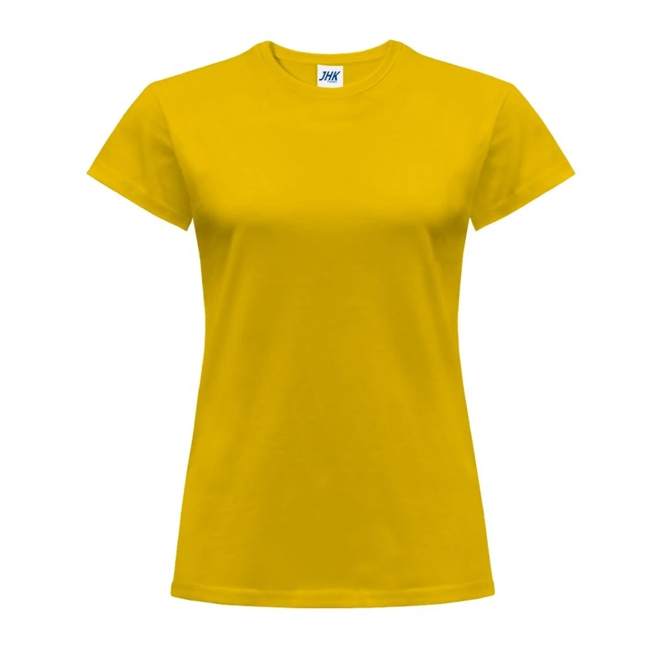 t-shirt-damski-koszulka-jhk-taliowana-tsrlcmf-sy-zolty-1 T-shirt damski JHK TSRL 150 żółty - obrazek 1