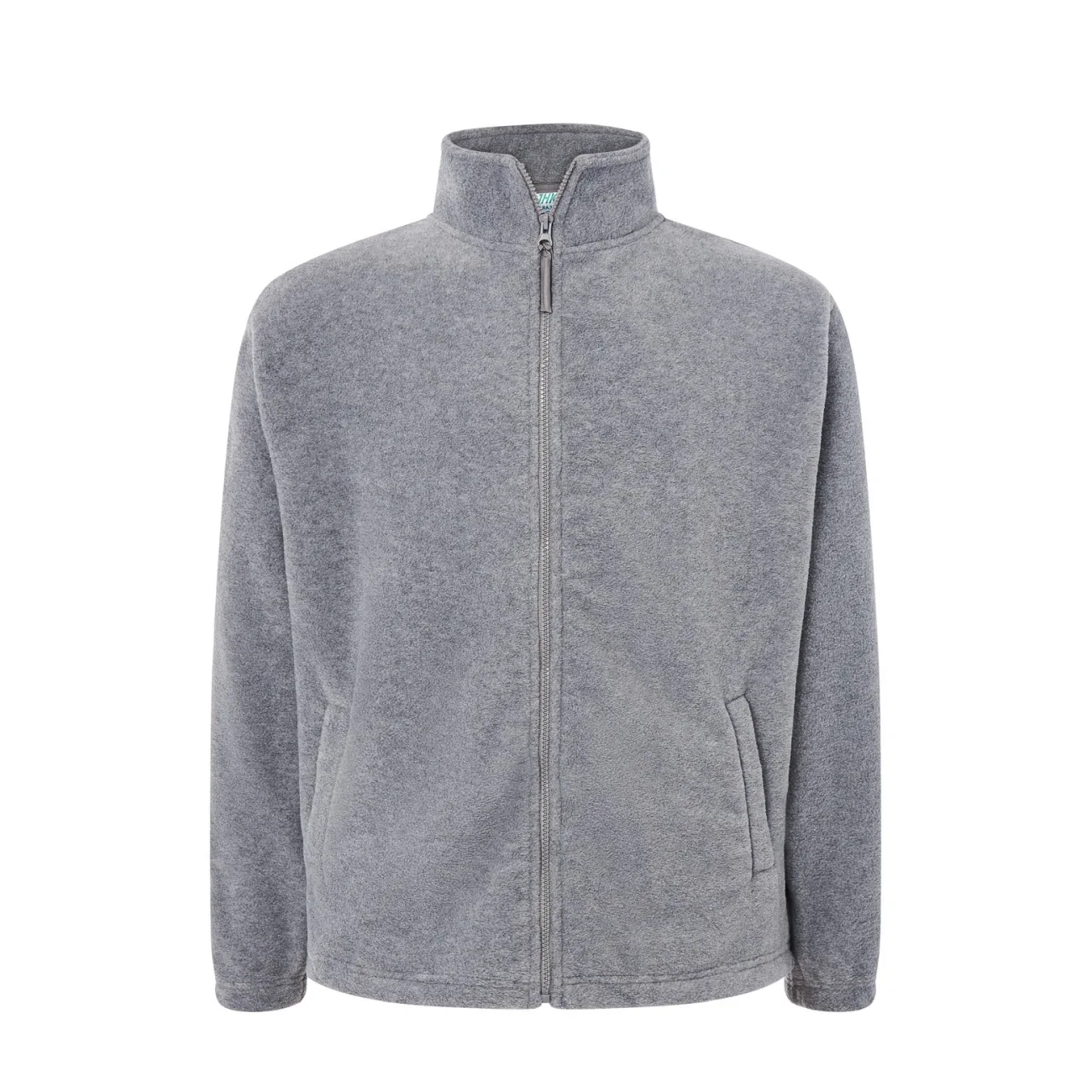 bluza-polar-meski-jhk-flra-300-jasnoszary-melanz-1 Polar męski JHK FLRA 300 szary melanż - obrazek 1