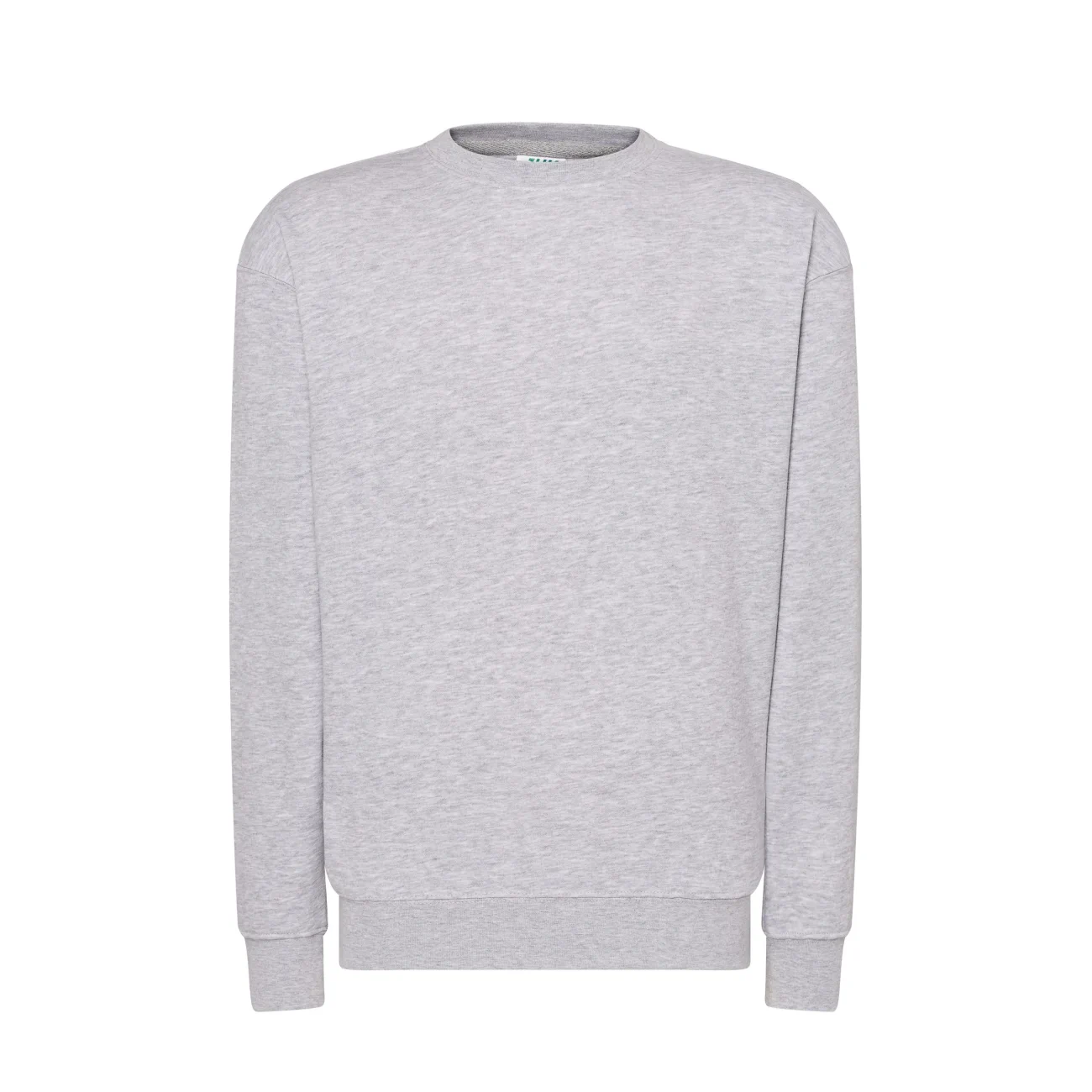 bluza-swra-290-unisex-jhk-klasyczna dresowa-jasnoszary-melanz-1 Bluza unisex JHK SWRA 290 szary melanż - obrazek 1