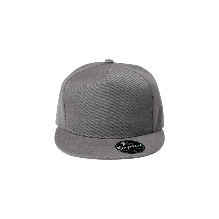 Czapka z daszkiem unisex Malfini Rap 5P 301 szara - obrazek 3