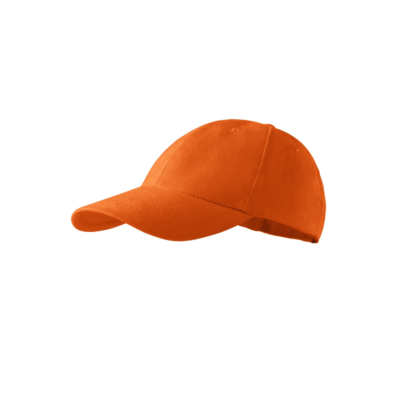 czapka-z-daszkiem-6-paneli-malfini-303-kids-bawelna-11-pomaranczowa-2 Czapka dziecięca z daszkiem Malfini 6P Kids 303 pomarańczowa - obrazek 1