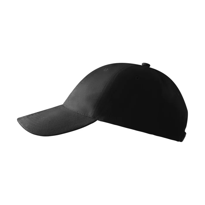 Czapka z daszkiem unisex Malfini 6P 305 czarna - obrazek 3