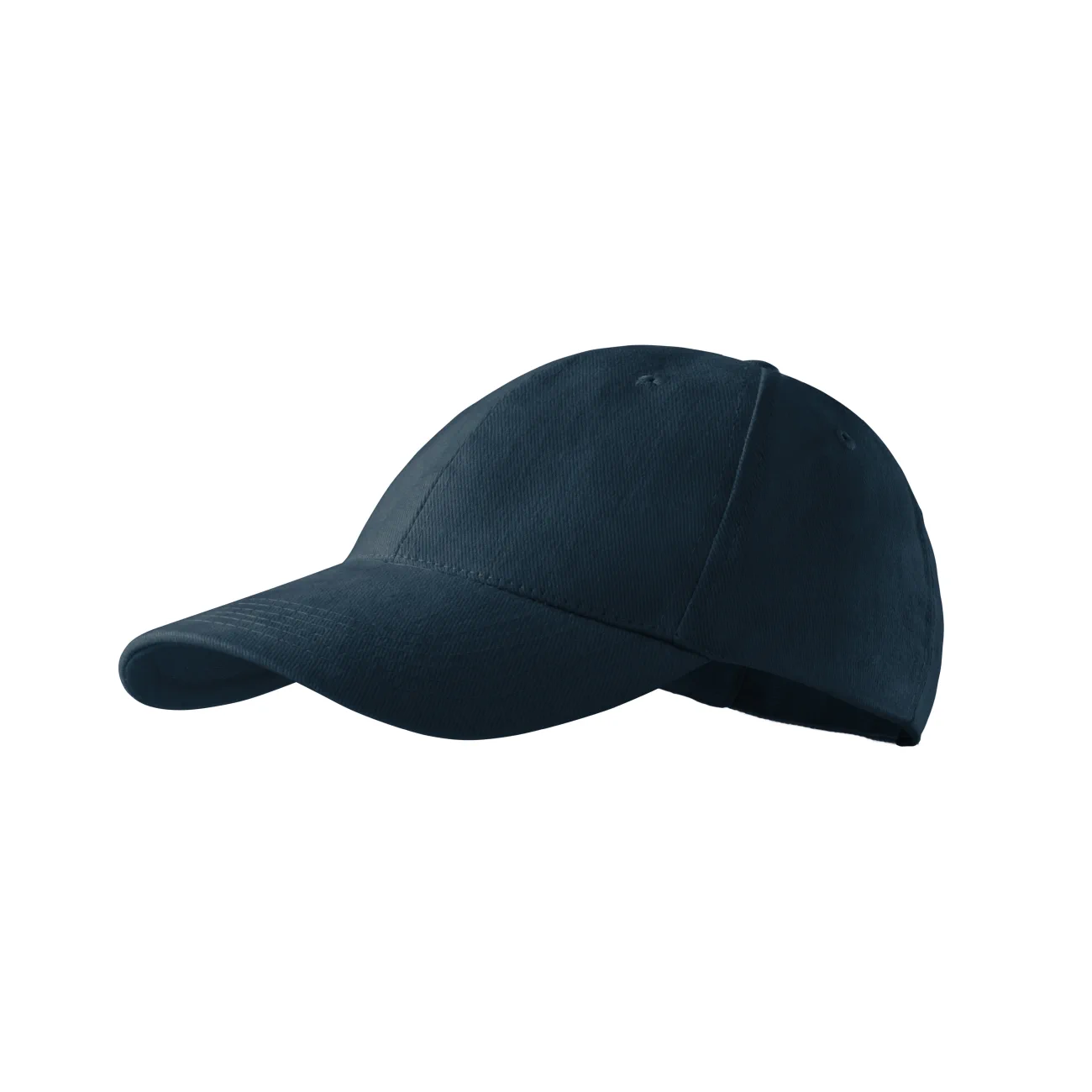 czapka-z-daszkiem-6-paneli-malfini-305-bawelna-02-granatowa-4 Czapka z daszkiem unisex Malfini 6P 305 granatowa - obrazek 1
