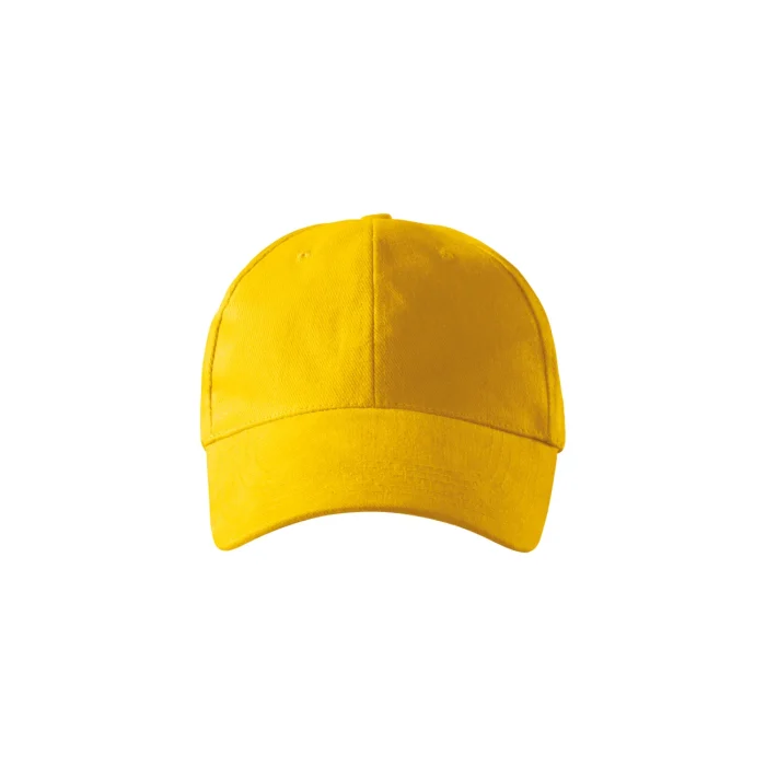 Czapka z daszkiem unisex Malfini 6P 305 żółta - obrazek 5
