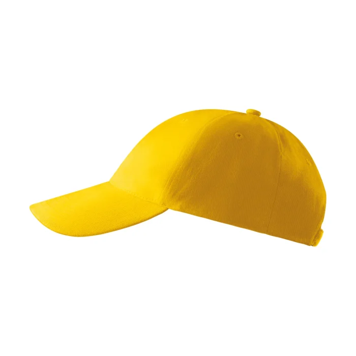 Czapka z daszkiem unisex Malfini 6P 305 żółta - obrazek 4