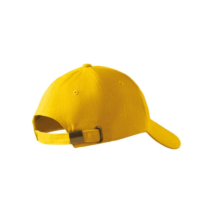 Czapka z daszkiem unisex Malfini 6P 305 żółta - obrazek 3