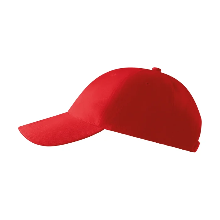Czapka z daszkiem unisex Malfini 6P 305 czerwona - obrazek 4