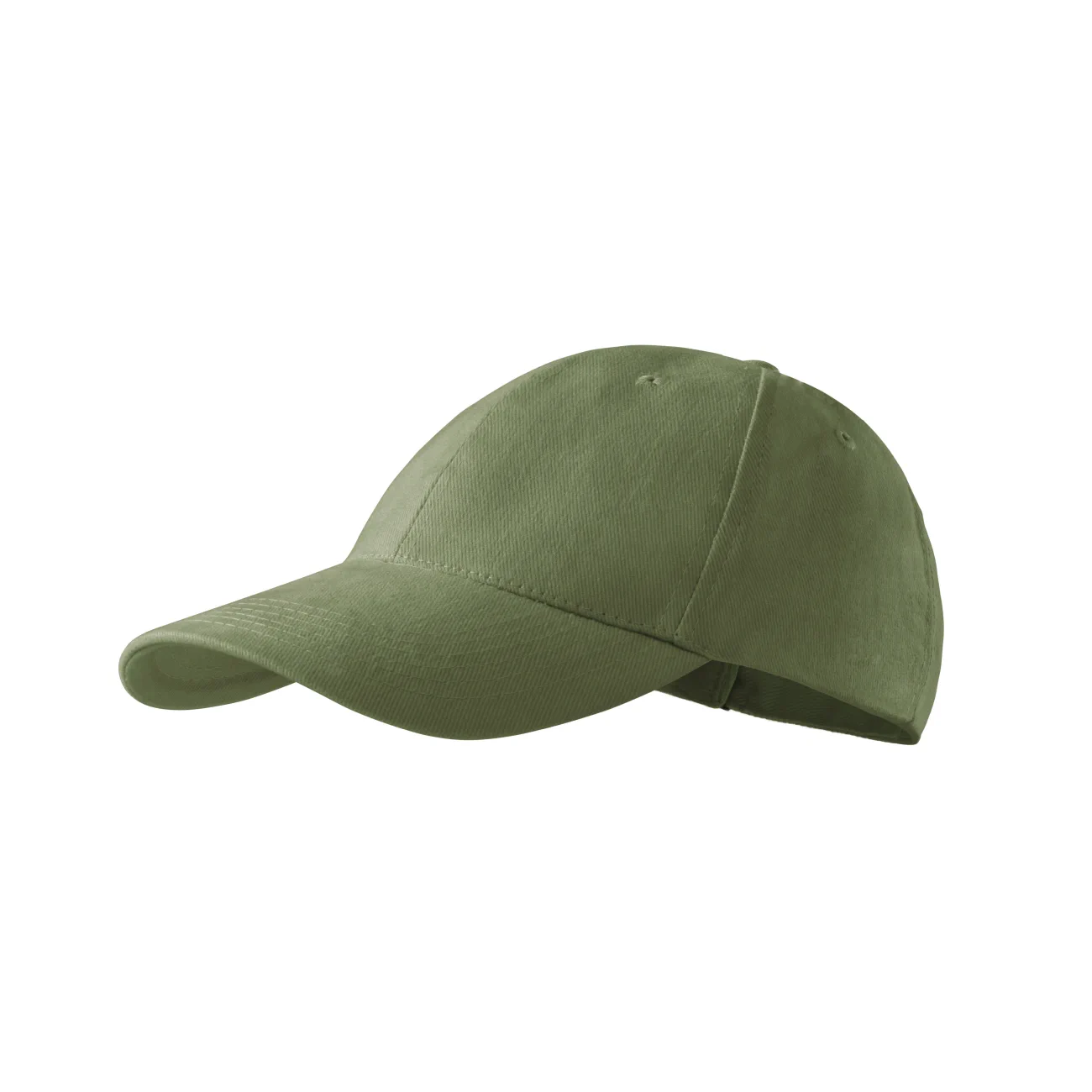 czapka-z-daszkiem-6-paneli-malfini-305-bawelna-09-khaki-4 Czapka z daszkiem unisex Malfini 6P 305 khaki - obrazek 1