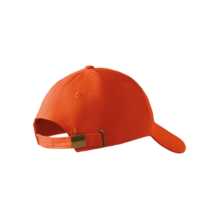 Czapka z daszkiem unisex Malfini 6P 305 pomarańczowa - obrazek 3