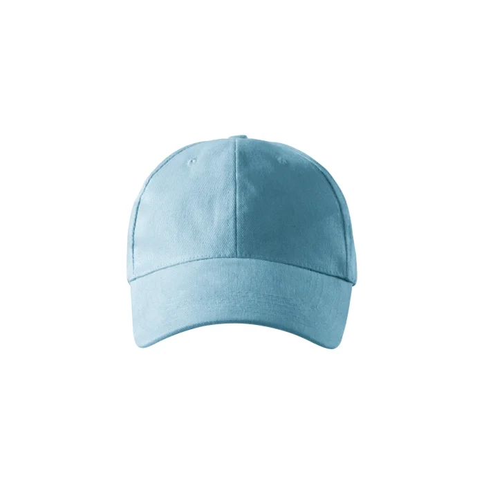 Czapka z daszkiem unisex Malfini 6P 305 błękitna - obrazek 5