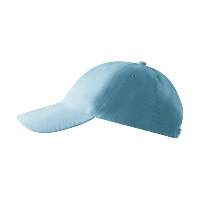 Czapka z daszkiem unisex Malfini 6P 305 błękitna - obrazek 4