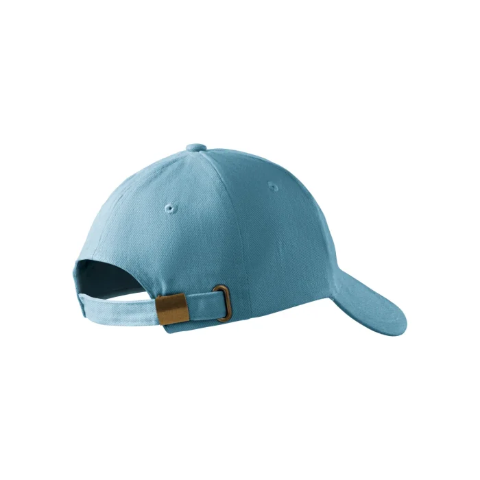 Czapka z daszkiem unisex Malfini 6P 305 błękitna - obrazek 3