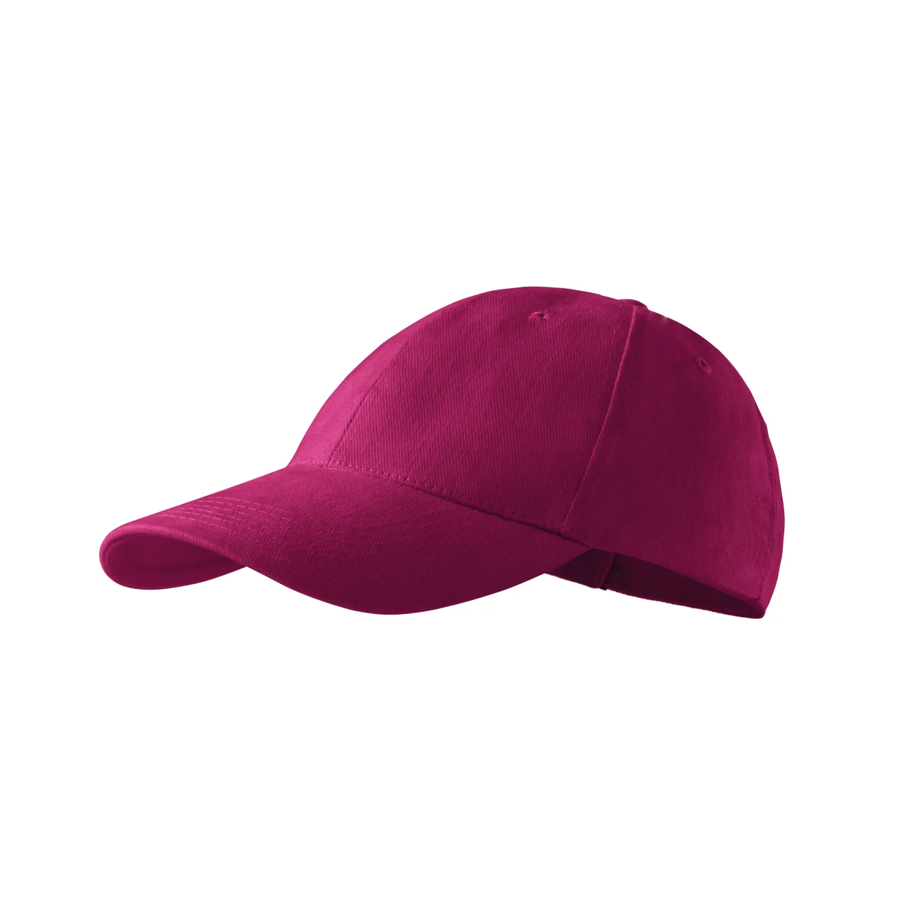 czapka-z-daszkiem-6-paneli-malfini-305-bawelna-43-fuksjowy-4 Czapka z daszkiem unisex Malfini 6P 305 fuksjowy - obrazek 1