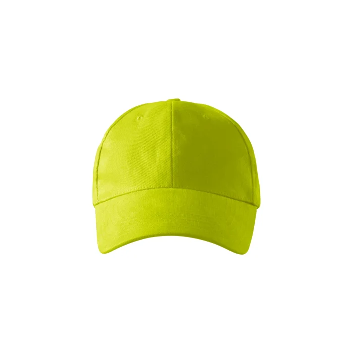 Czapka z daszkiem unisex Malfini 6P 305 limonkowa - obrazek 3