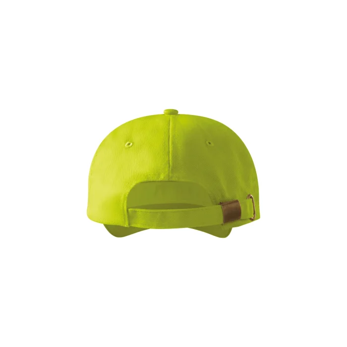 Czapka z daszkiem unisex Malfini 6P 305 limonkowa - obrazek 2
