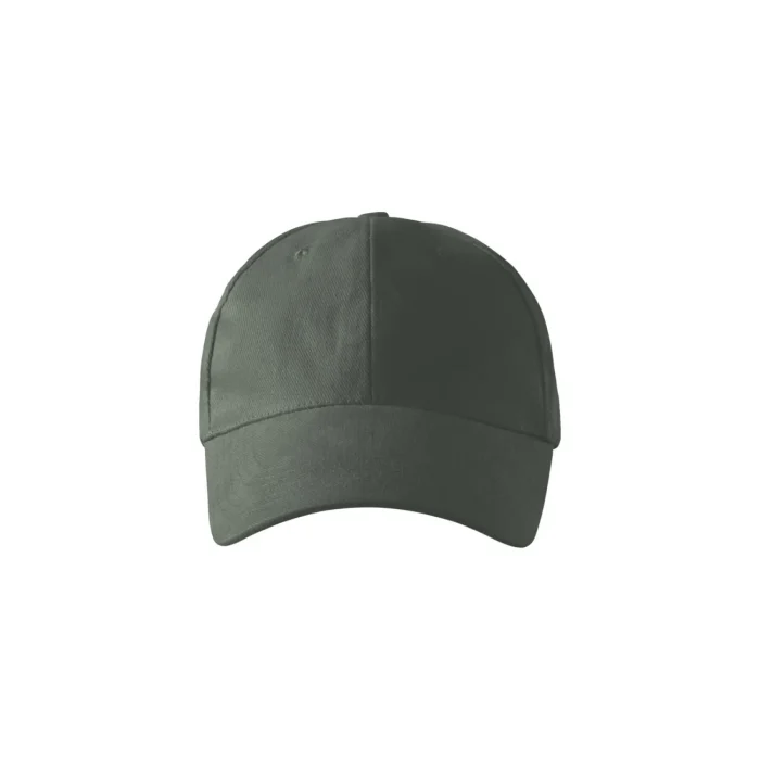 Czapka z daszkiem unisex Malfini 6P 305 ciemna khaki - obrazek 3