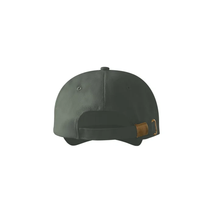 Czapka z daszkiem unisex Malfini 6P 305 ciemna khaki - obrazek 2