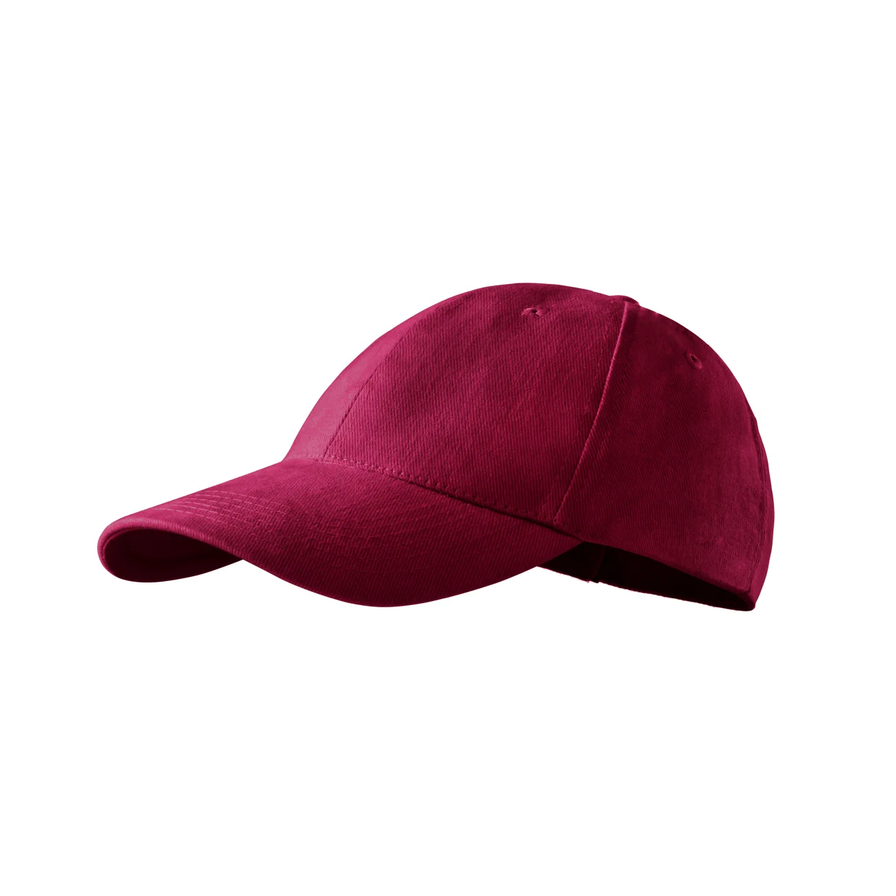 czapka-z-daszkiem-6-paneli-malfini-305-bawelna-86-garnet-3 Czapka z daszkiem unisex Malfini 6P 305 garnet - obrazek 1