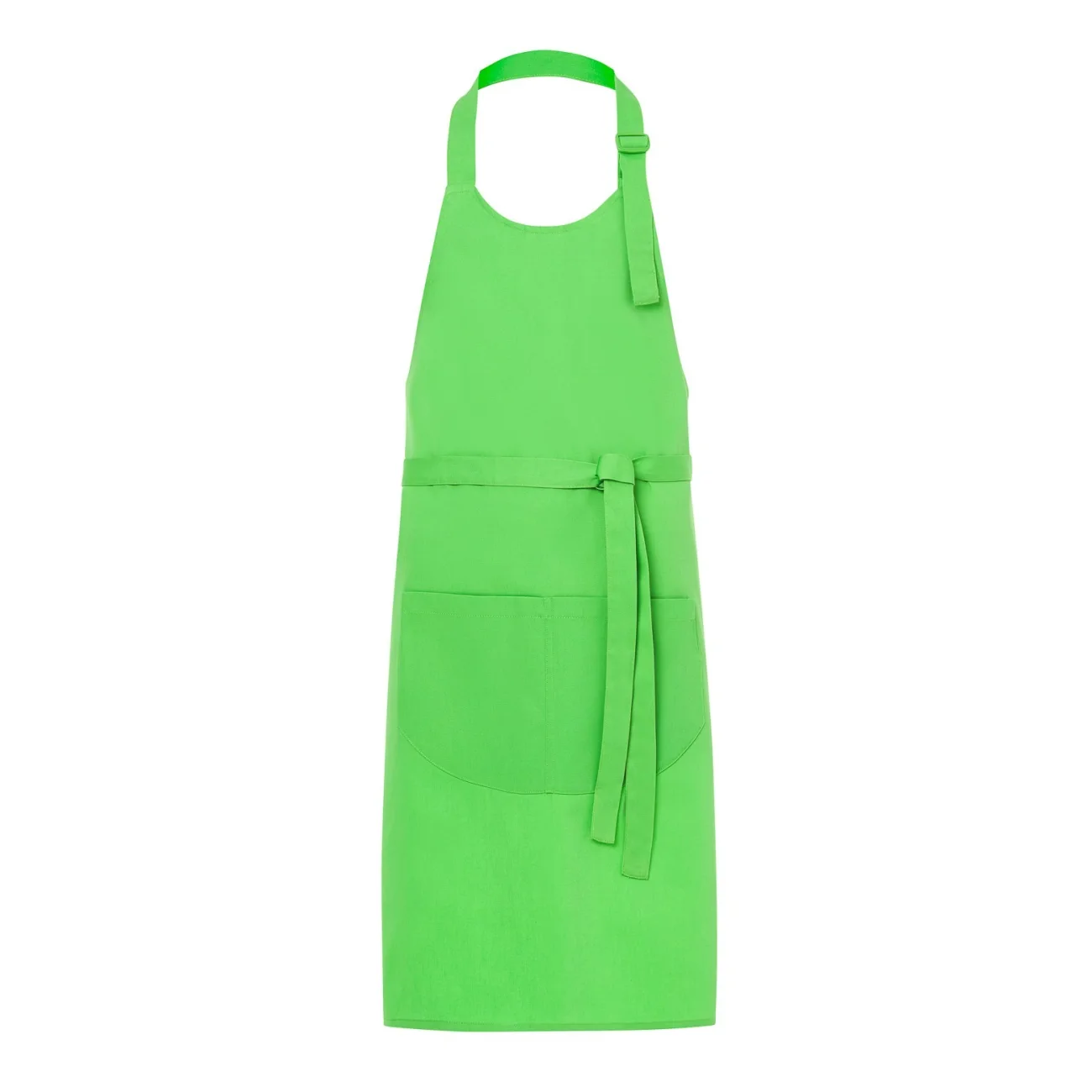 fartuch-kucharski-jhk-unisex-paris-limonkowy-1 Fartuch gastronomiczny unisex JHK Paris limonkowy - obrazek 1