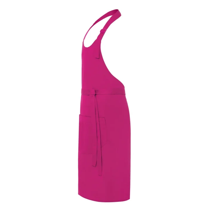 Fartuch gastronomiczny unisex JHK Paris malinowy - obrazek 3
