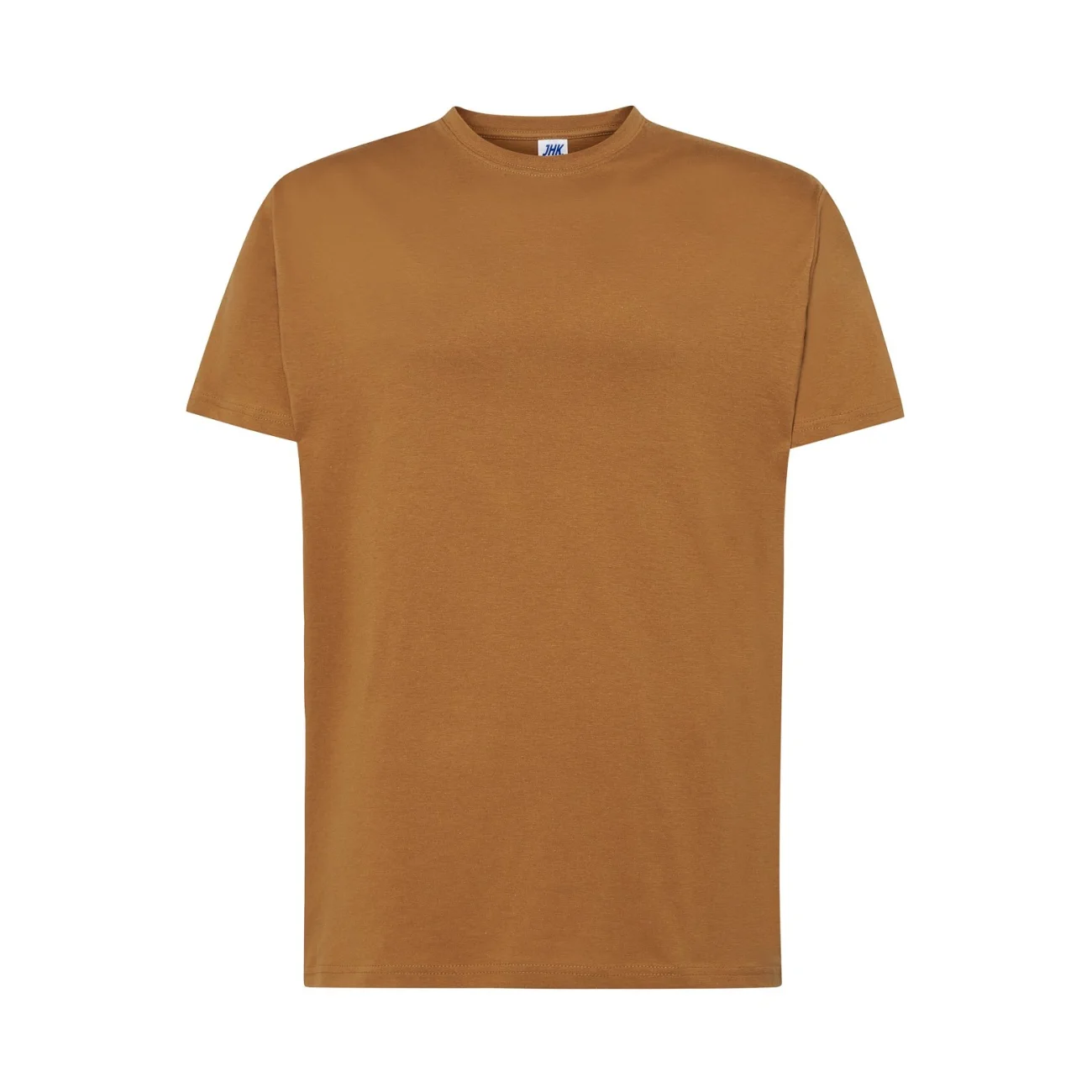 koszulka-basic-regular-t-shirt-tsra-150-jhk-br-brazowa-1 T-shirt męski JHK TSRA 150 brązowy - obrazek 1