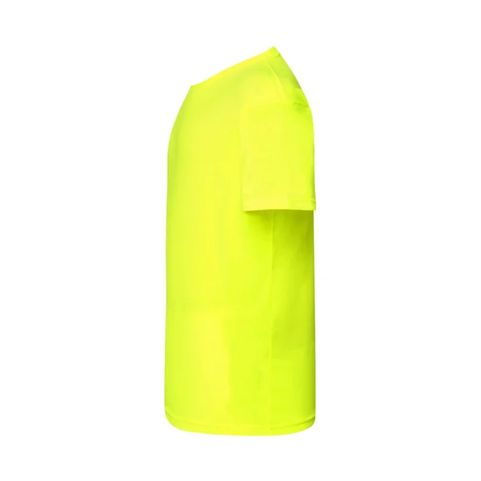 T-shirt męski JHK TSRA 150 żółty fluo - obrazek 3