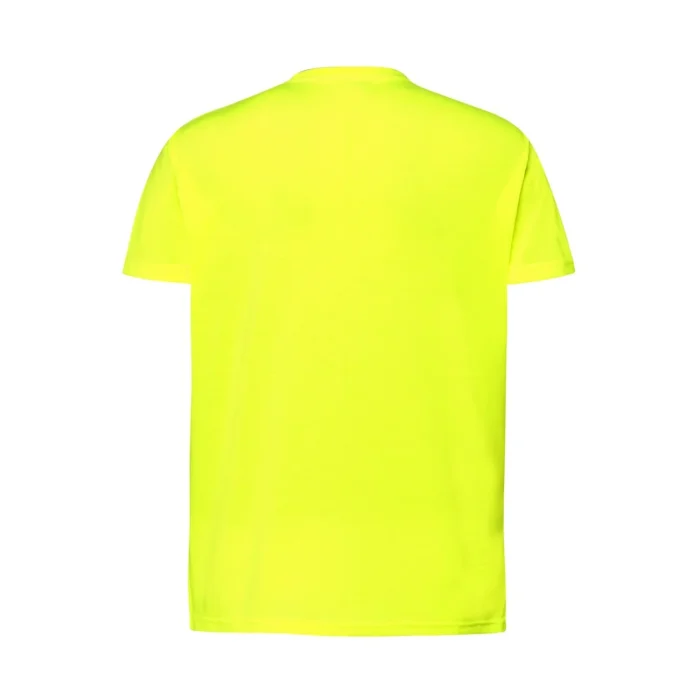 T-shirt męski JHK TSRA 150 żółty fluo - obrazek 2