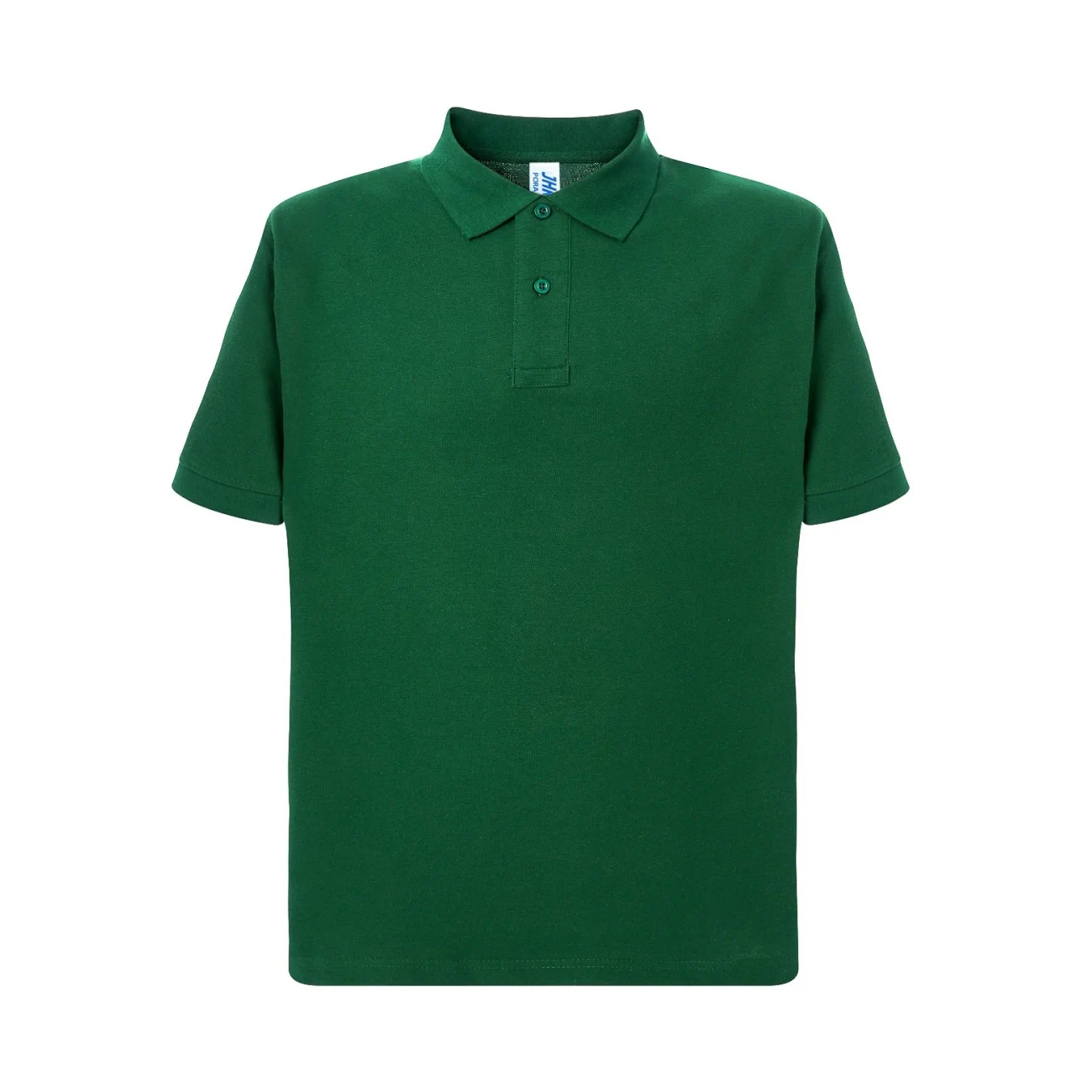 koszulka-polo-JHK-pora-210-meska-butelkowa-zielen-1 Koszulka polo męska JHK PORA 210 butelkowa zieleń - obrazek 1