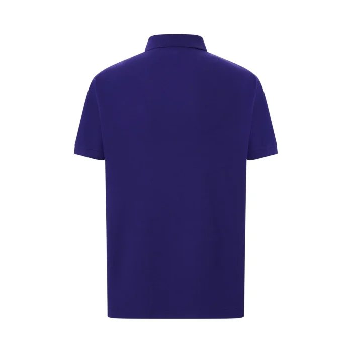 Koszulka polo męska JHK PORA 210 purpurowa - obrazek 2