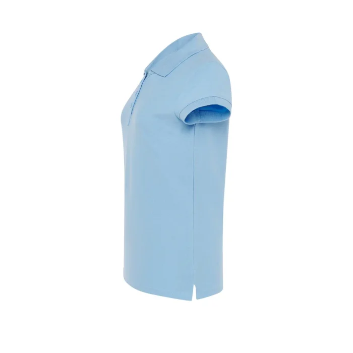 Koszulka polo damska JHK POPL 200 sky blue - obrazek 3