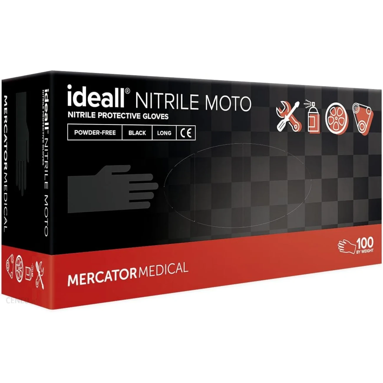 rakawice-gumowe-nitrylowe-mercator-moto-czarne-1 Rękawiczki ideall nitrile moto (dla mechaników) - obrazek 1
