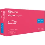 Rękawiczki jednorazowe różowe NITRYLEX MAGNETA