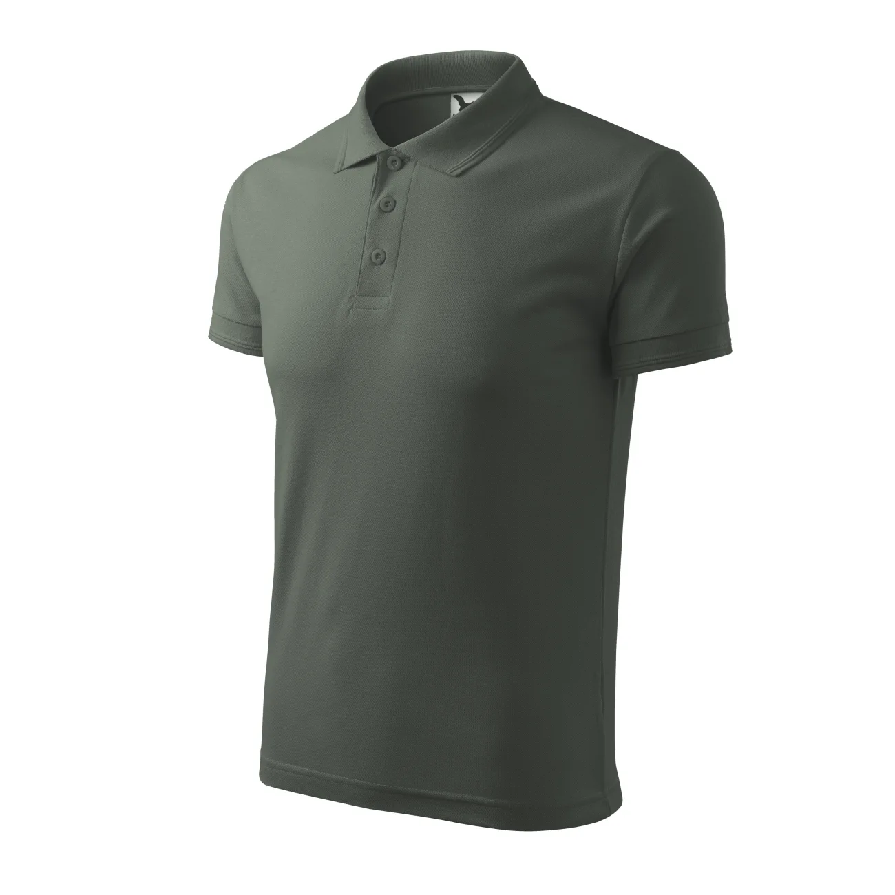koszulka-polo-pique-bawelna-malfini-meska-203-67-ciemny-khaki-3 Koszulka polo męska PIQUE POLO 203 Ciemny Khaki - obrazek 1