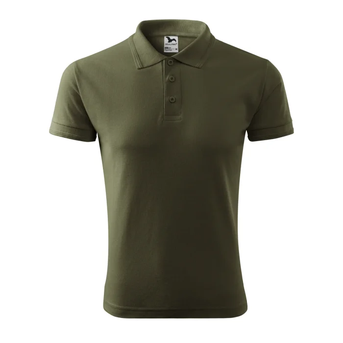 Koszulka polo męska PIQUE POLO 203 Military - obrazek 2