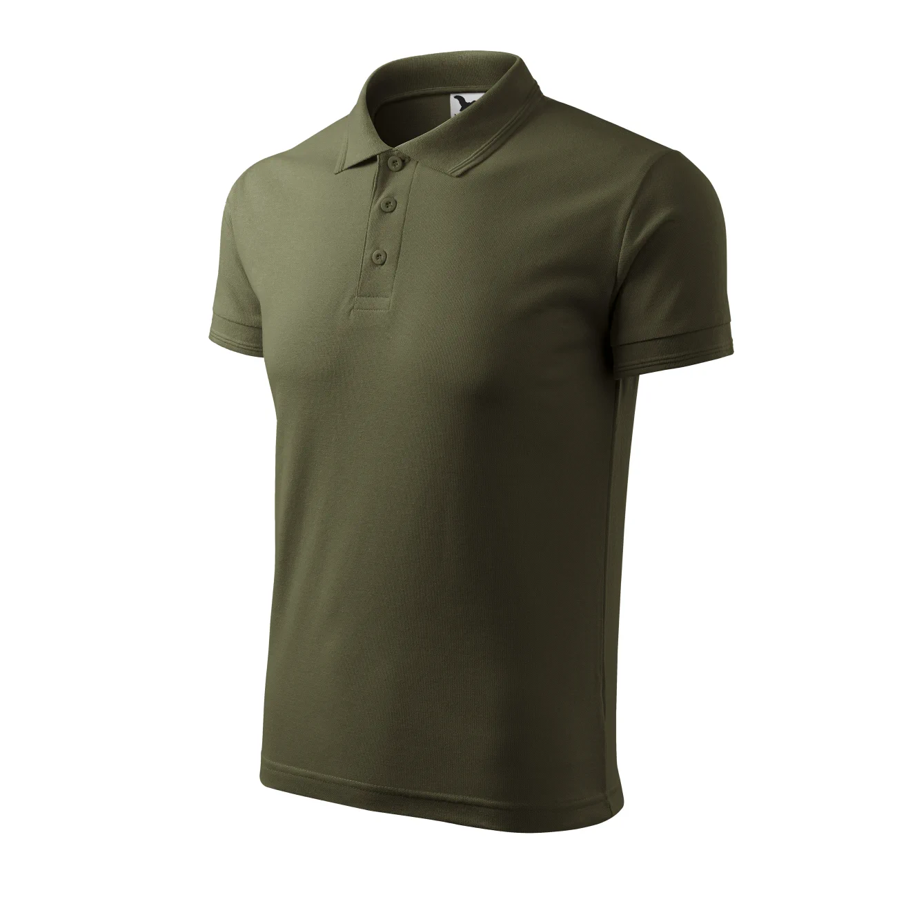 koszulka-polo-pique-bawelna-malfini-meska-203-69-military-3 Koszulka polo męska PIQUE POLO 203 Military - obrazek 1