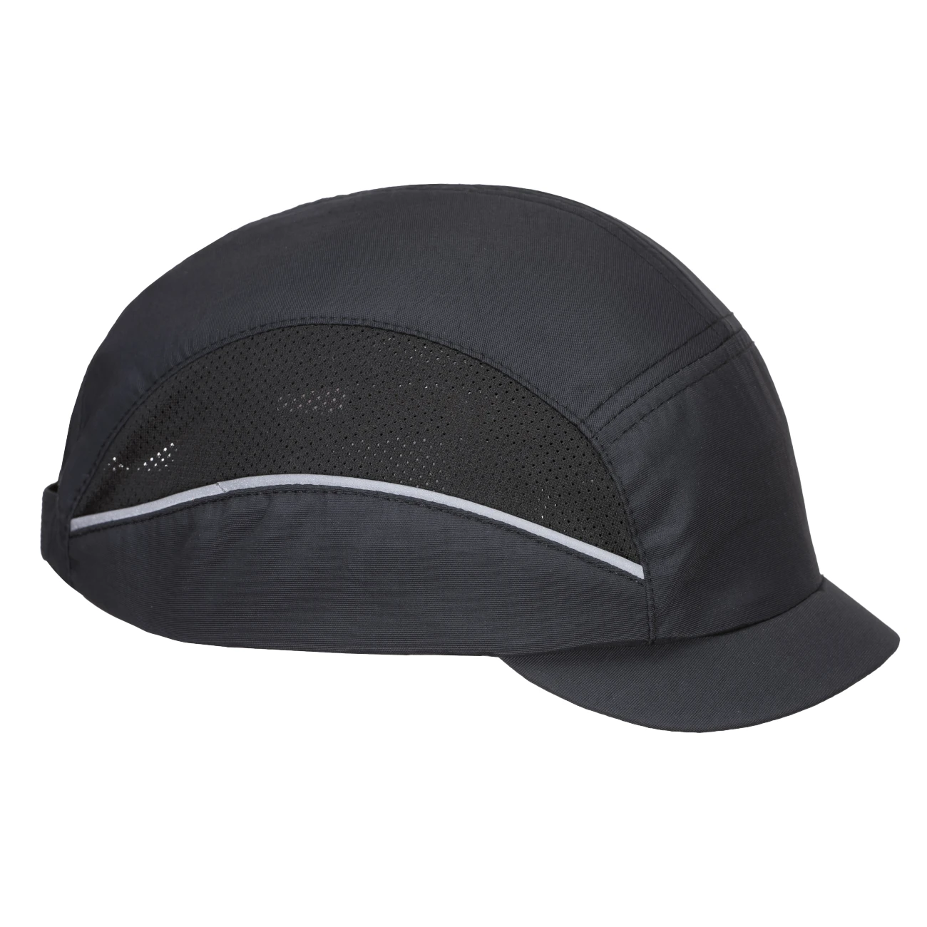 czapka-antyskalpowa-portwest-airtech-ps69-czarna Czapka antyskalpowa AirTech z małym daszkiem czarna - obrazek 1