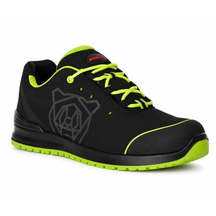 Półbuty robocze MASCOT Footwear Classic S1P ESD czarno-zielone - obrazek 2