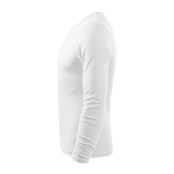 Koszulka męska z długim rękawem Malfini Fit-T LS 119 biała - obrazek 5