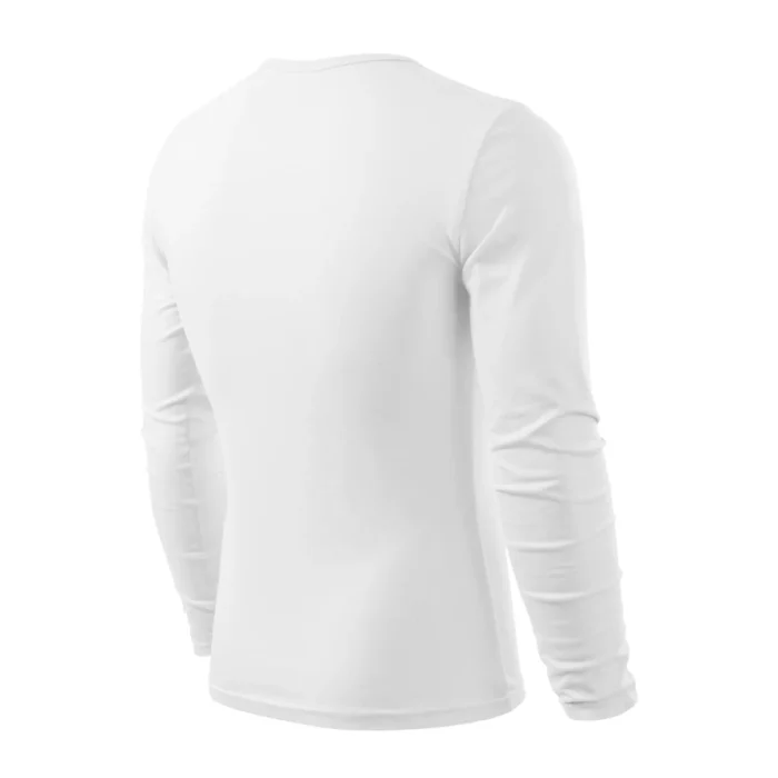 Koszulka męska z długim rękawem Malfini Fit-T LS 119 biała - obrazek 4
