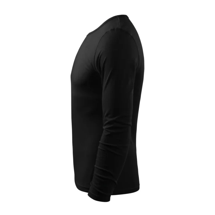 Koszulka męska z długim rękawem Malfini Fit-T LS 119 czarna - obrazek 5