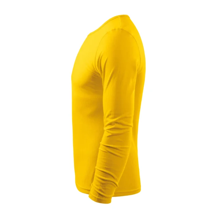 Koszulka męska z długim rękawem Malfini Fit-T LS 119 żółta - obrazek 5