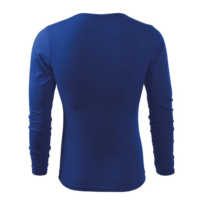 Koszulka męska z długim rękawem Malfini Fit-T LS 119 chabrowa - obrazek 3
