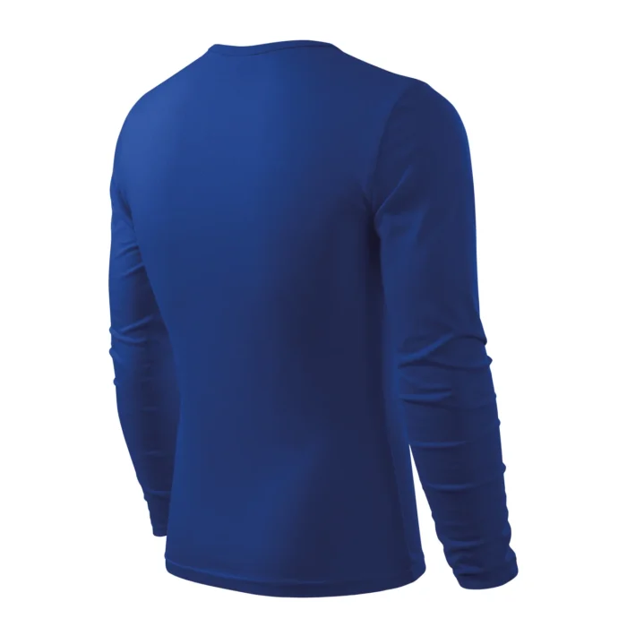 Koszulka męska z długim rękawem Malfini Fit-T LS 119 chabrowa - obrazek 4