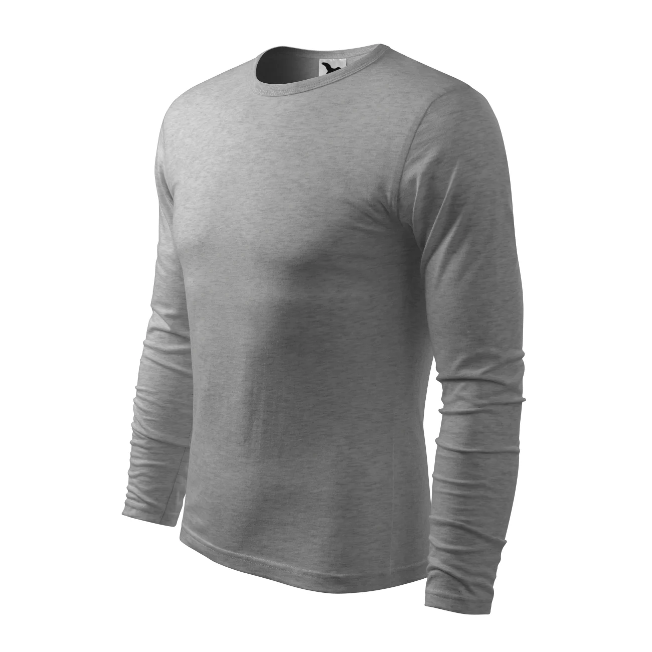 koszulka-119-malfini-12-profil Koszulka męska z długim rękawem Malfini Fit-T LS 119 ciemnoszary melanż - obrazek 1