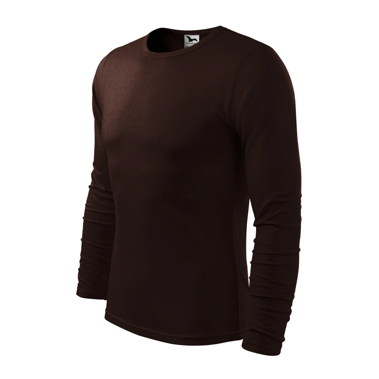 koszulka-119-malfini-27-profil Koszulka męska z długim rękawem Malfini Fit-T LS 119 kawowa - obrazek 1