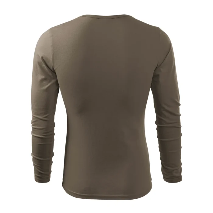 Koszulka męska z długim rękawem Malfini Fit-T LS 119 army - obrazek 3
