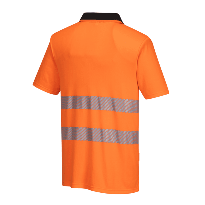 Koszulka ostrzegawcza polo DX412 pomarańczowa - obrazek 2