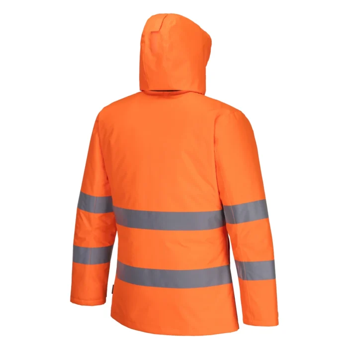 Kurtka ostrzegawcza zimowa PW261 pomarańczowa - obrazek 5