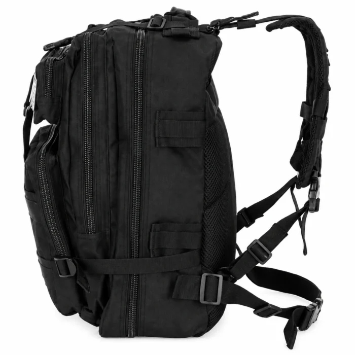 Plecak wojskowy Trizand 8919 20-40 l czarny - obrazek 5